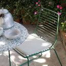 Marina Out Sled Chair with Metal Wire Mesh