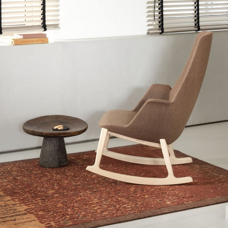 Hive Lounge Chair | Low Back | Wood Rocking Base