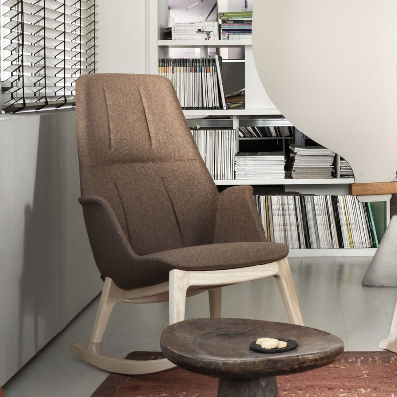 Hive Lounge Chair | High Back | Wood Base