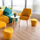 Lamy Wood Dowel Lounge Chair with Headrest