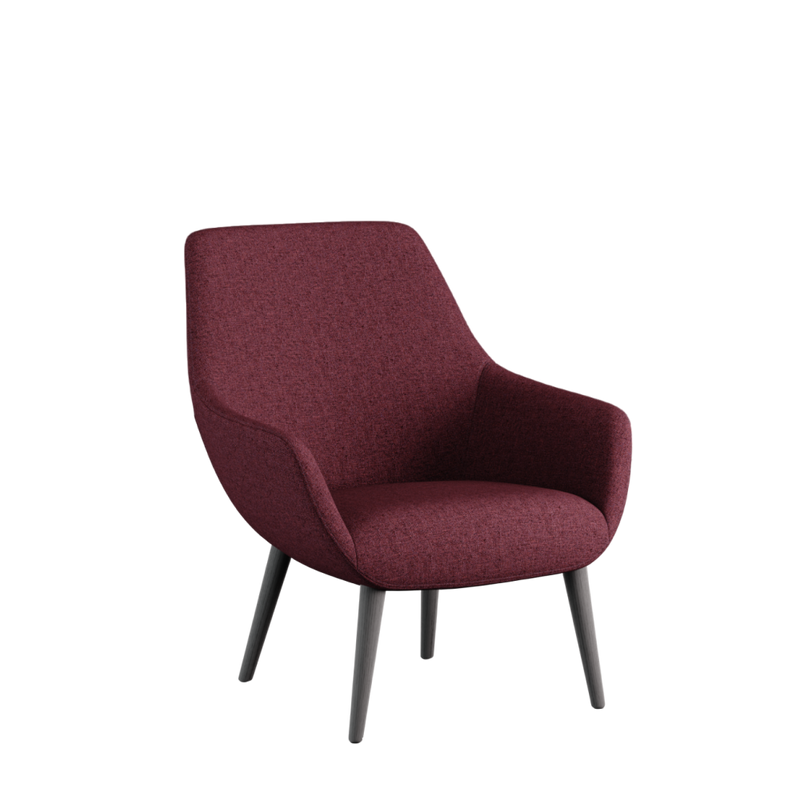 Lamy Wood Dowel Lounge Chair