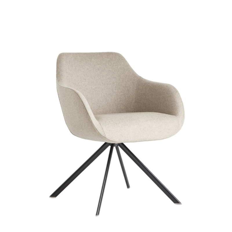 Lamy Metal Swivel Chair