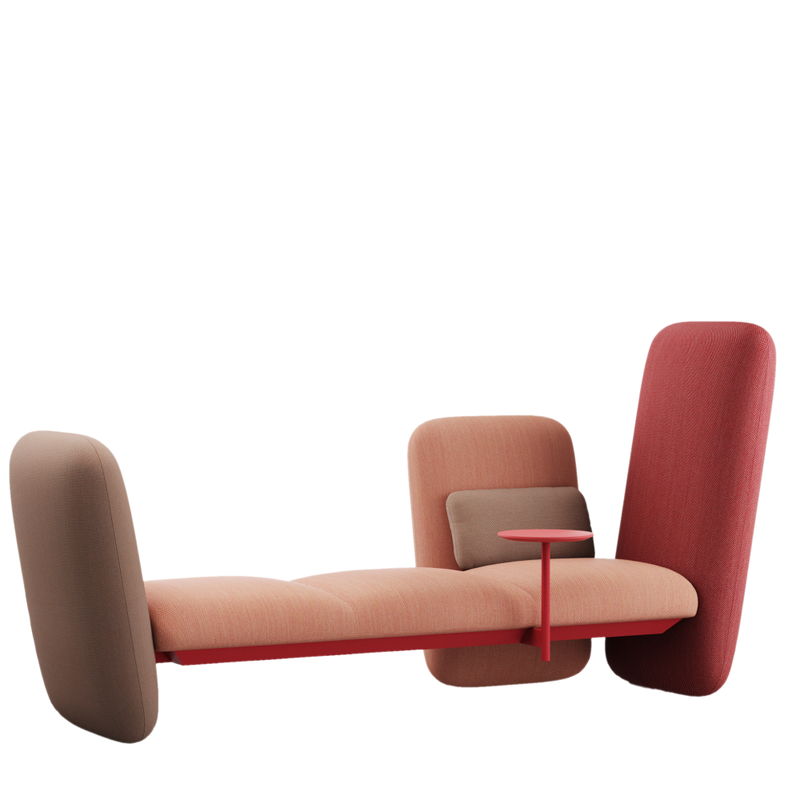Metric Modular Seating Elements - Three Seater Bench