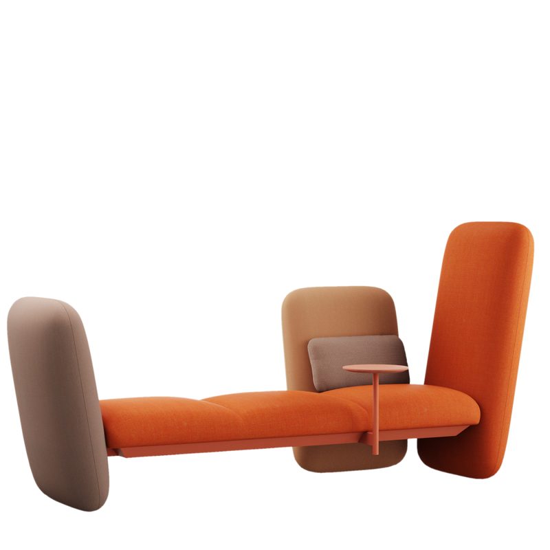 Metric Modular Seating Elements - Three Seater Bench