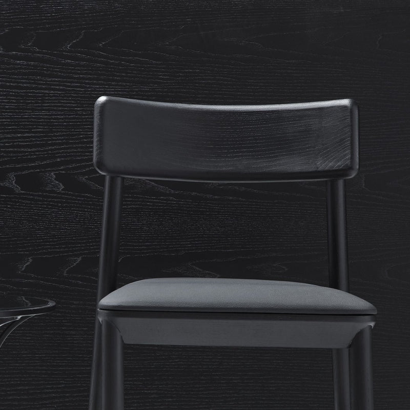Mika Stacking Chair - Upholstered Seat