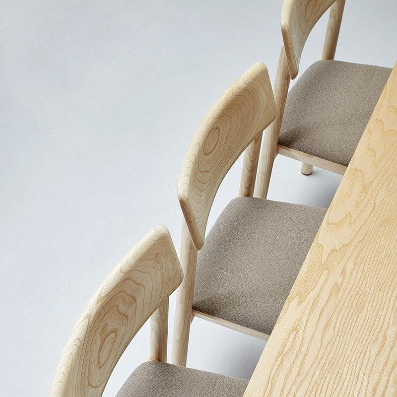 Mika Stacking Chair - Upholstered Seat