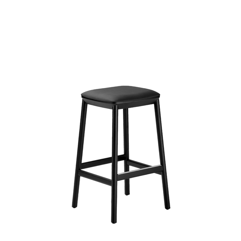 Mika Barstools Without Backrest - Upholstered Seat