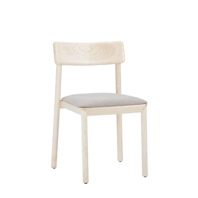 Mika Stacking Chair - Upholstered Seat