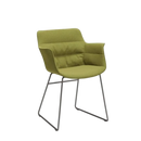 Rego Play Sled Base Upholstered Outdoor Chair
