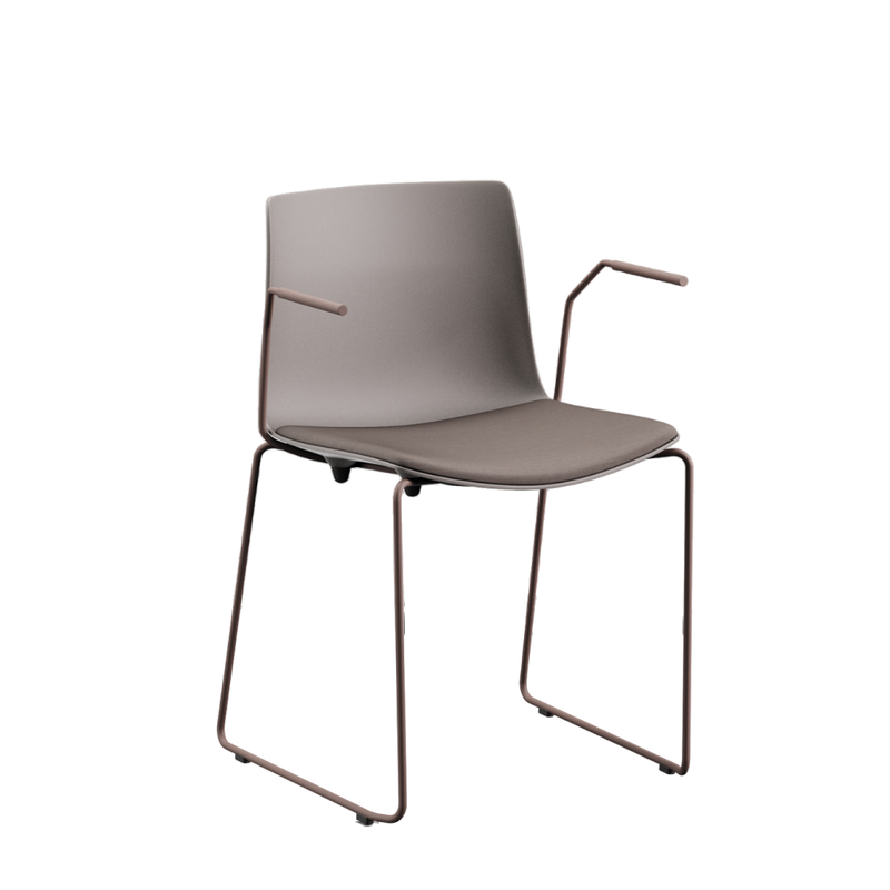 Rest Sled Base Chair with Arm