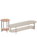 Theo Two Tier Coffee Table | Elliptical