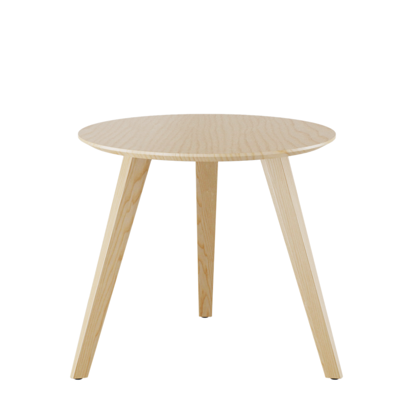 Woodplate Low Table | Woody Base | Round