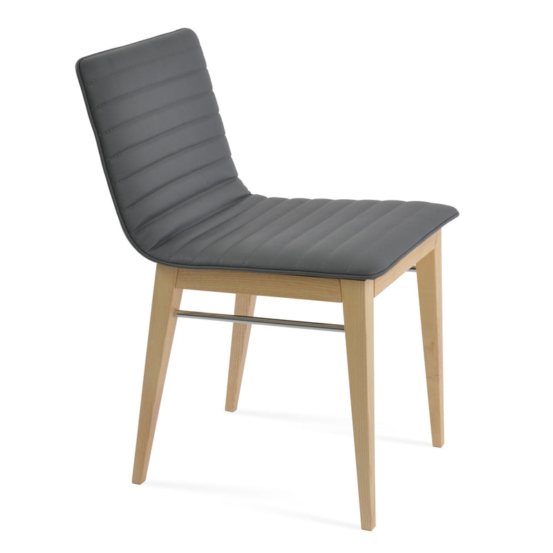 Corona Wood Dining Chair Full Upholstery