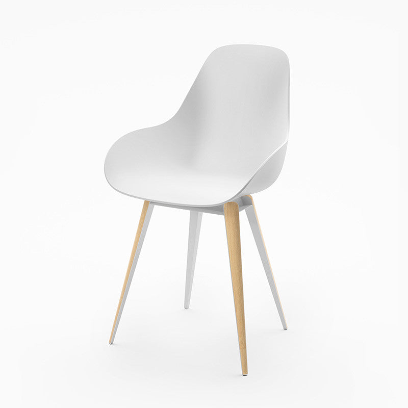 Modern Classic Slice Dimple Chair in White | 212Concept