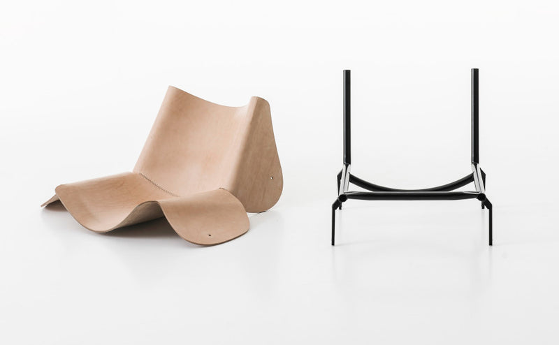 Buy Timeless Natural Hide Wood Leg Italian Chair | 212Concept