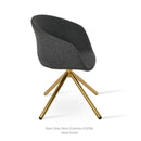 Tribeca Stick Swivel Armchair