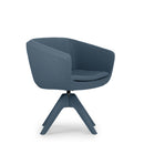 Arca Swivel Armchair w/Wooden Base