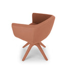 Arca Swivel Armchair w/Wooden Base