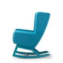 Arca Lounge High Back Chair w/Wood Base