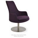 Dervish High Back Round Swivel Lounge Chair