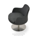 Dervish Round Swivel Lounge Chair