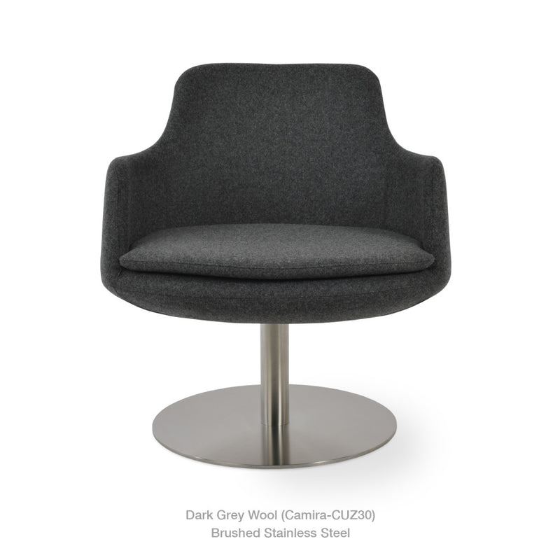 Dervish Round Swivel Lounge Chair