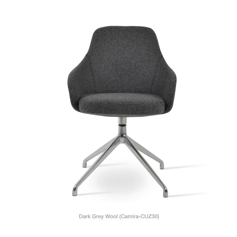 Gazel Arm Spider Swivel Chair