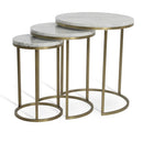 Alexy Marble Nesting End Table