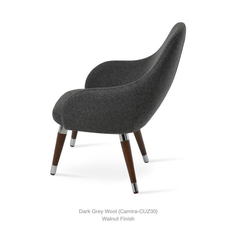 Gazel Arm Lounge Wood Chair