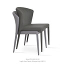 Capri Fully Upholstered Stackable Chair