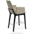 Eiffel Wood Arm Stool