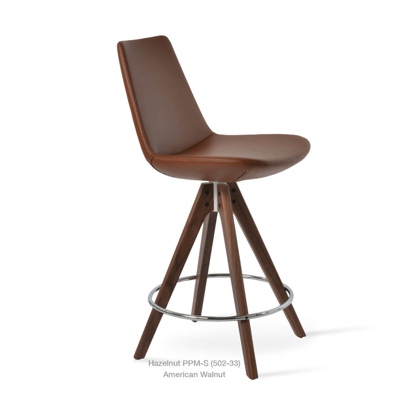 Eiffel Pyramid Swivel Bar Stool