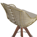 Zebra Pyramid Swivel Stools