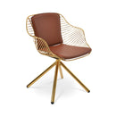 Zebra Stick Swivel Armchair