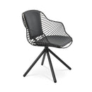 Zebra Stick Swivel Armchair