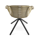 Zebra Stick Swivel Armchair