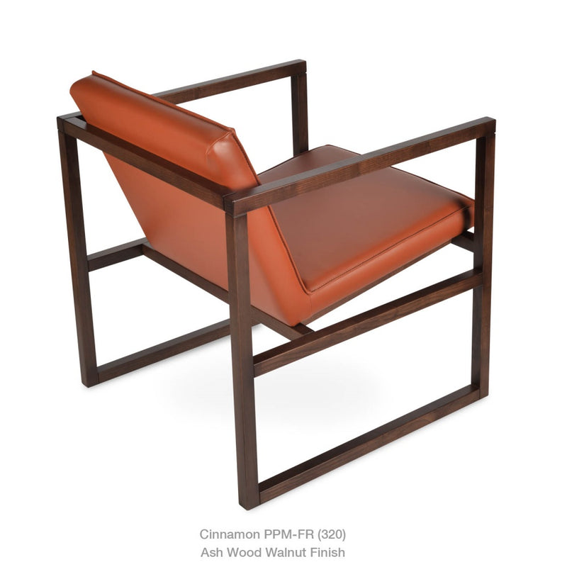 Cube Wood Lounge Chair