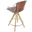 Zebra Pyramid Swivel Stools