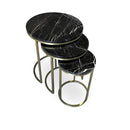 Alexy Marble Nesting End Table