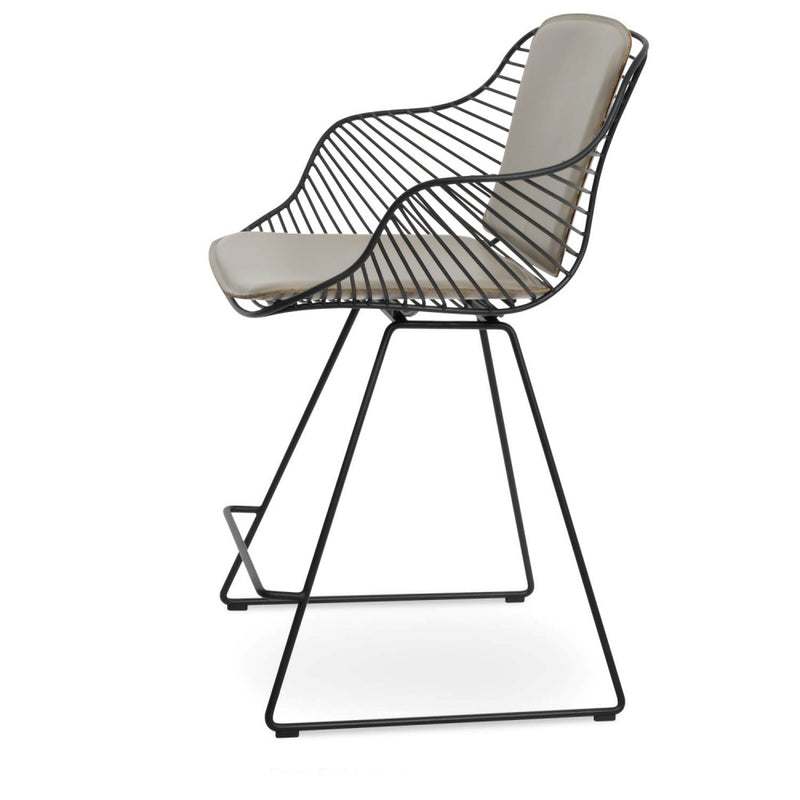 Zebra Wire Stools