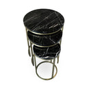 Alexy Marble Nesting End Table