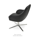 Gazel Arm Lounge Oval Swivel Chair
