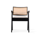 Pierre J Arm Half Wicker Dining Chair