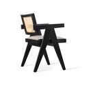 Pierre J Arm Half Wicker Dining Chair