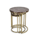 Alexy Marble Nesting End Table