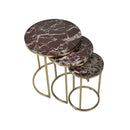 Alexy Marble Nesting End Table