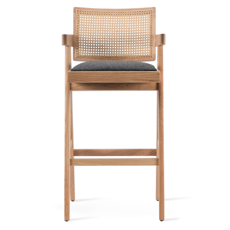 Pierre J Stools Half Wicker