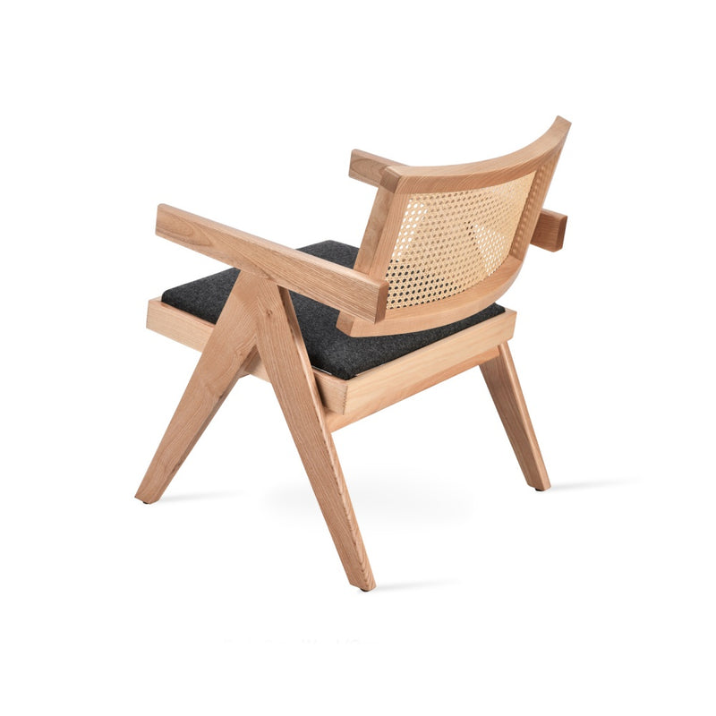 Pierre J Lounge Half Wicker Armchair