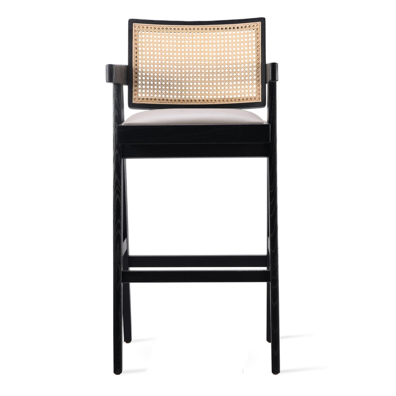 Pierre J Stools Half Wicker