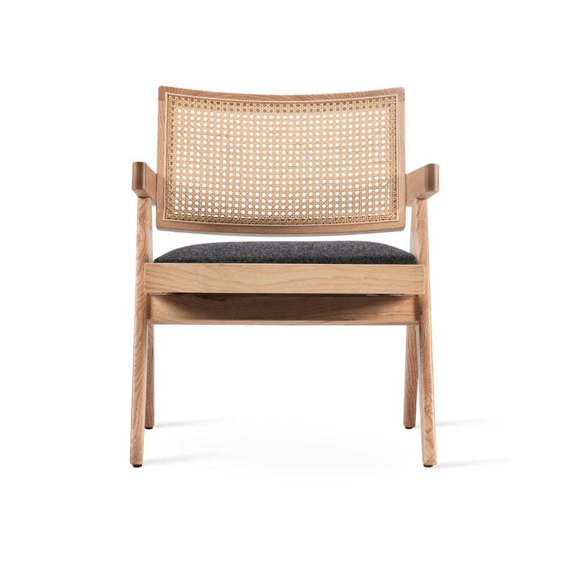 Pierre J Lounge Half Wicker Armchair